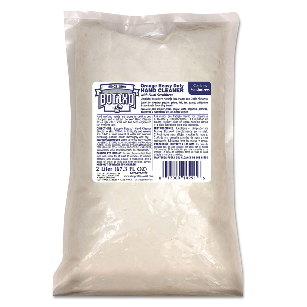 Orange Heavy Duty Hand Cleaner, 2 L Refill Bag