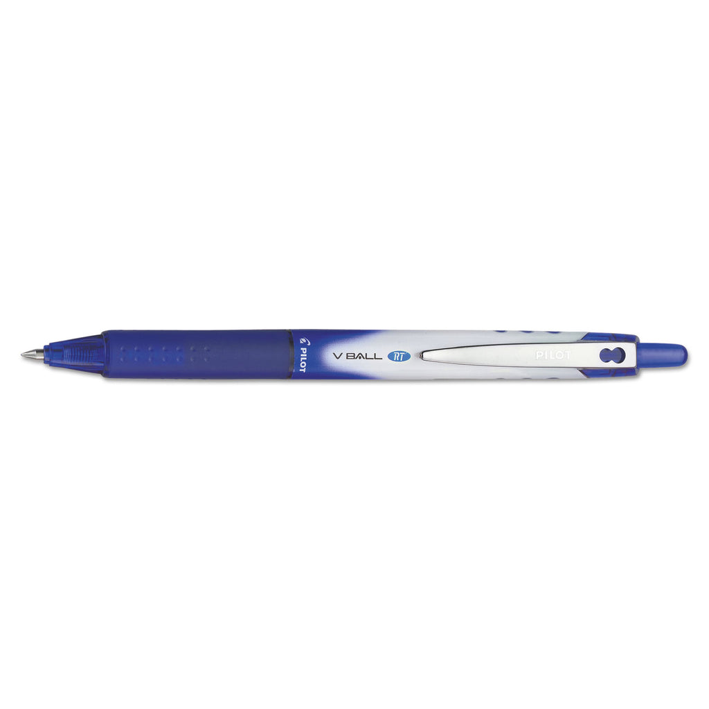 vball-rt-liquid-ink-roller-ball-pen-retractable-extra-fine-05-mm-blue-ink-blue-white-barrel_pil26107 - 3