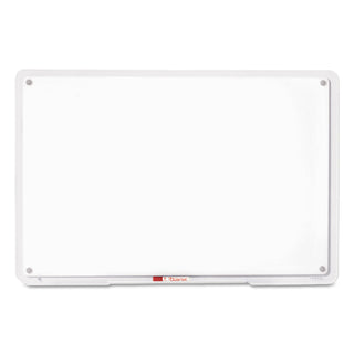 iQ Total Erase Translucent-Edge Board, 11 x 7, White Surface, Clear Plastic Frame - 