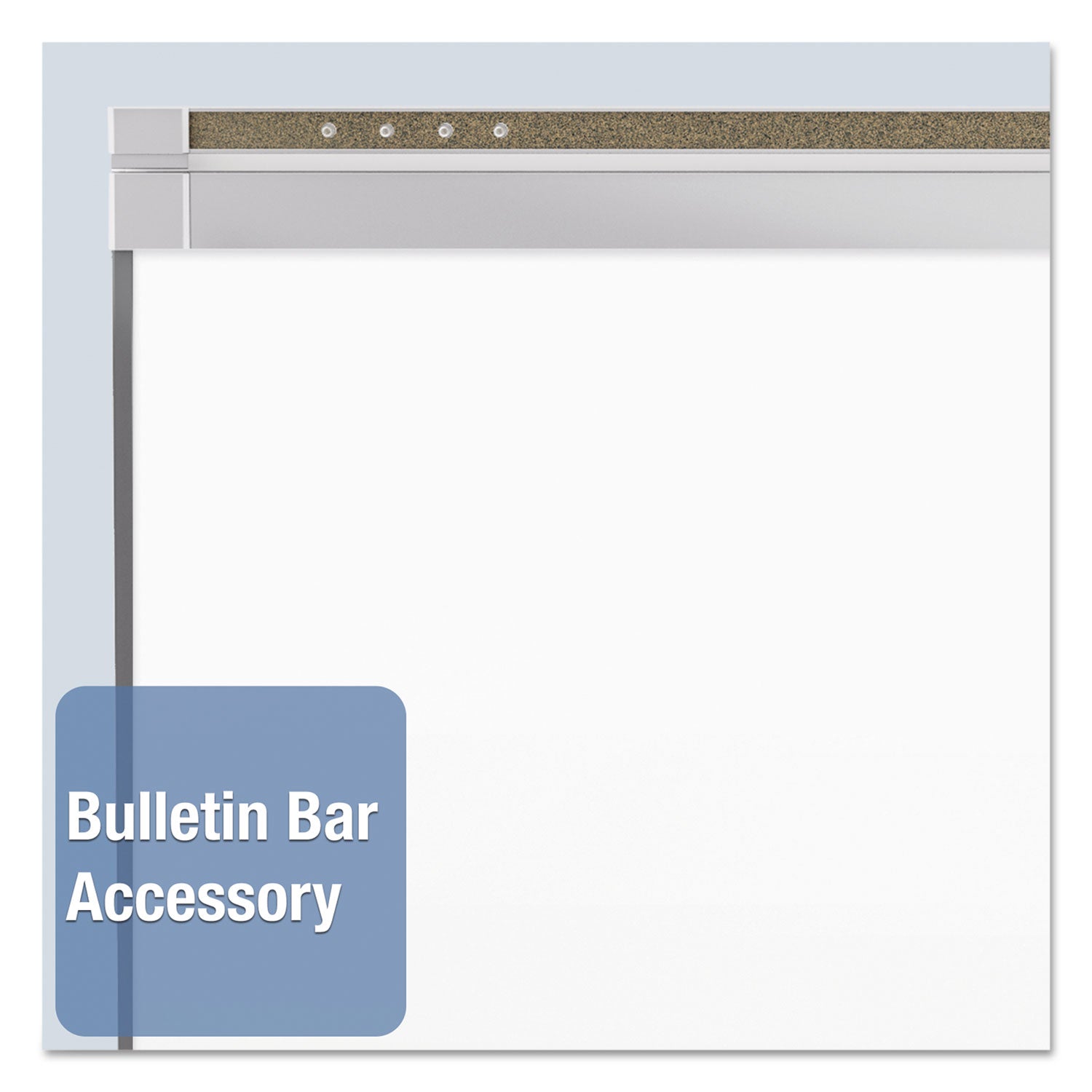 Prestige 2 DuraMax Magnetic Porcelain, 96 x 48, White Surface, Silver Aluminum/Plastic Frame - 