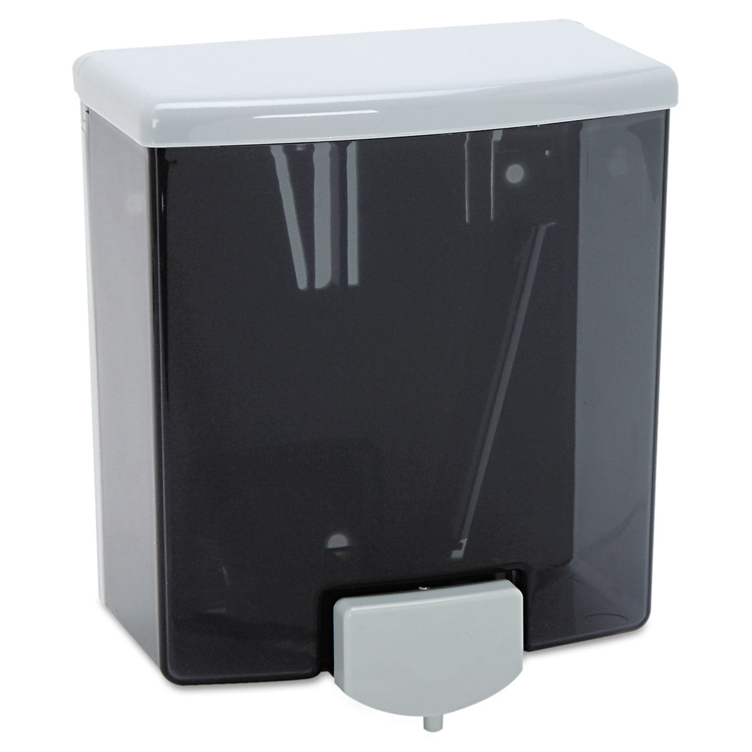 ClassicSeries Surface-Mounted Liquid Soap Dispenser, 40 oz, 5.81 x 3.31 x 6.88, Black/Gray - 