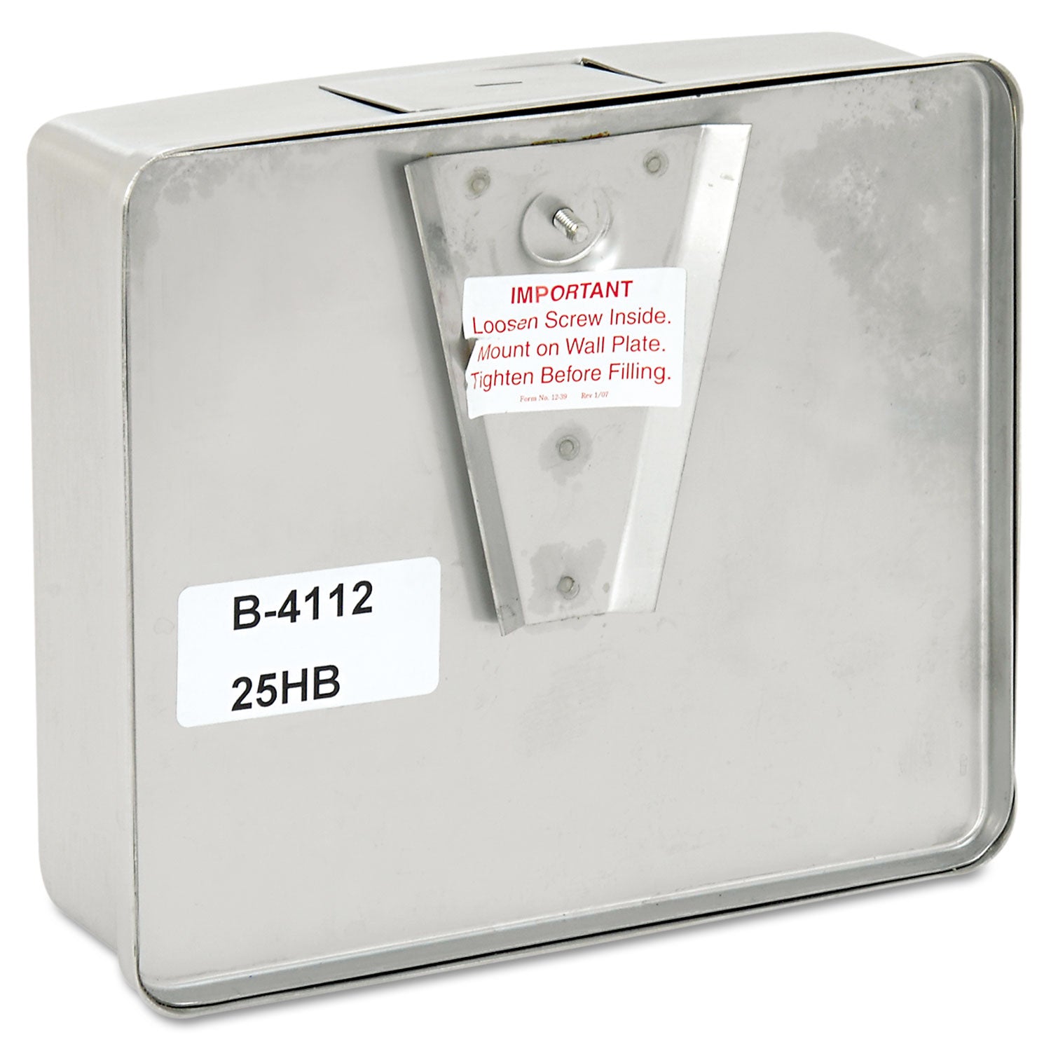 ConturaSeries Surface-Mounted Liquid Soap Dispenser, 40 oz, 7 x 3.31 x 6.13, Stainless Steel Satin