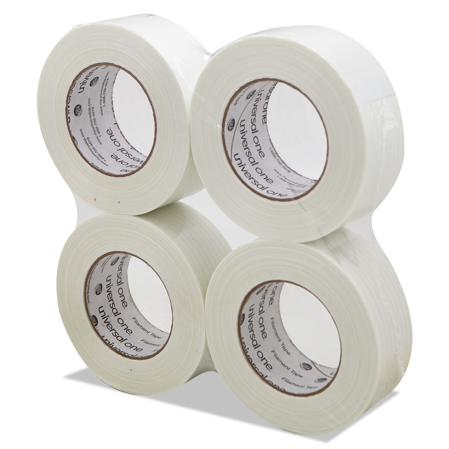 350# Premium Filament Tape, 3" Core, 48 mm x 54.8 m, Clear - 