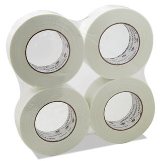 350# Premium Filament Tape, 3" Core, 48 mm x 54.8 m, Clear - 