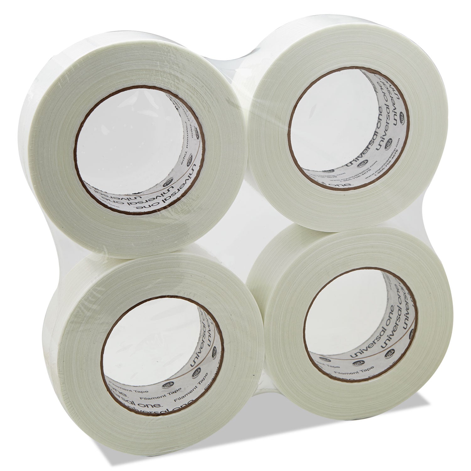 350# Premium Filament Tape, 3" Core, 48 mm x 54.8 m, Clear - 