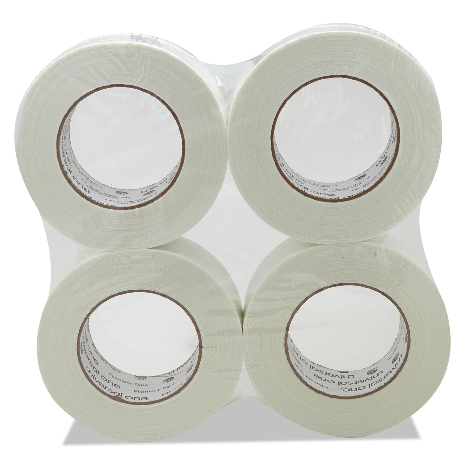 350# Premium Filament Tape, 3" Core, 48 mm x 54.8 m, Clear - 