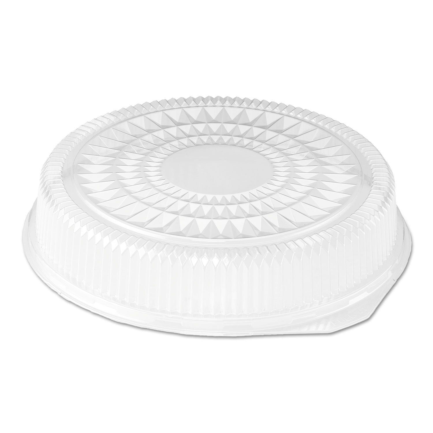 plastic-dome-lid-round-embossed-fits-212-213-16-diameter-clear-25-carton_hfa2012dl - 1