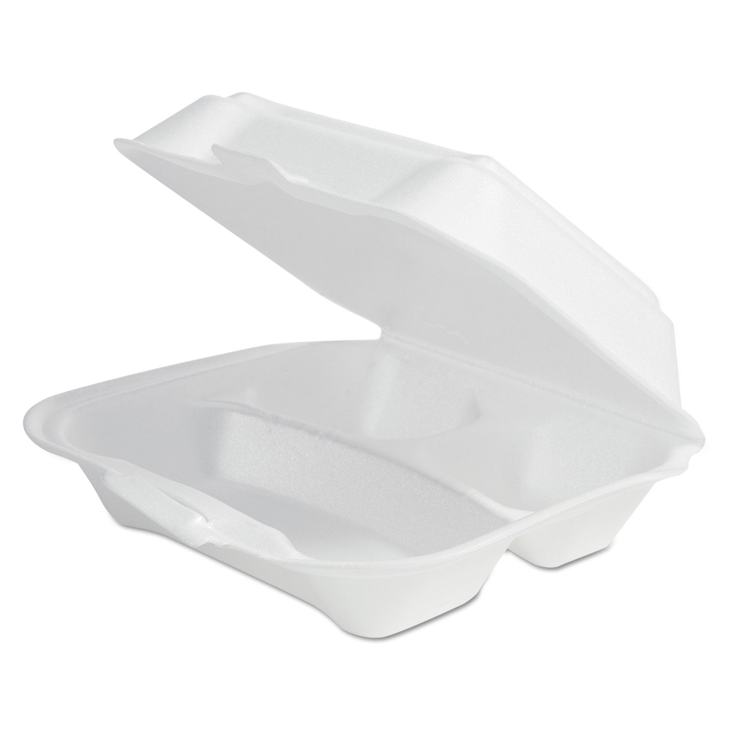 foam-hinged-lid-container-secure-one-tab-latch-3-compartment-781-x-875-x-338-white-100-sleeve-2-sleeves-bag-1-bag-pk_pst12039 - 1