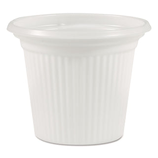 Plastic Condiment Cups, 0.75 oz, Translucent, 250/Sleeve, 20 Sleeves/Carton
