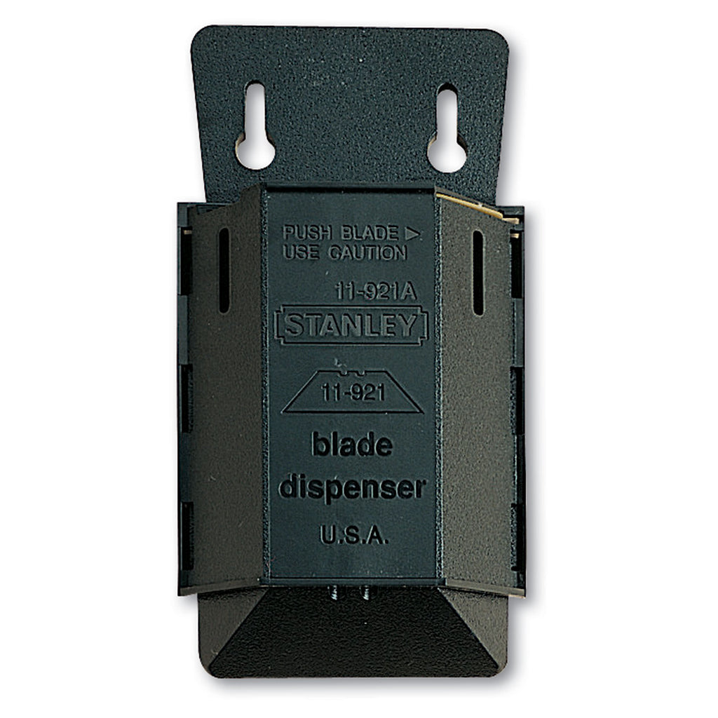 Wall Mount Utility Knife Blade Dispenser w/Blades, 100/Pack - 