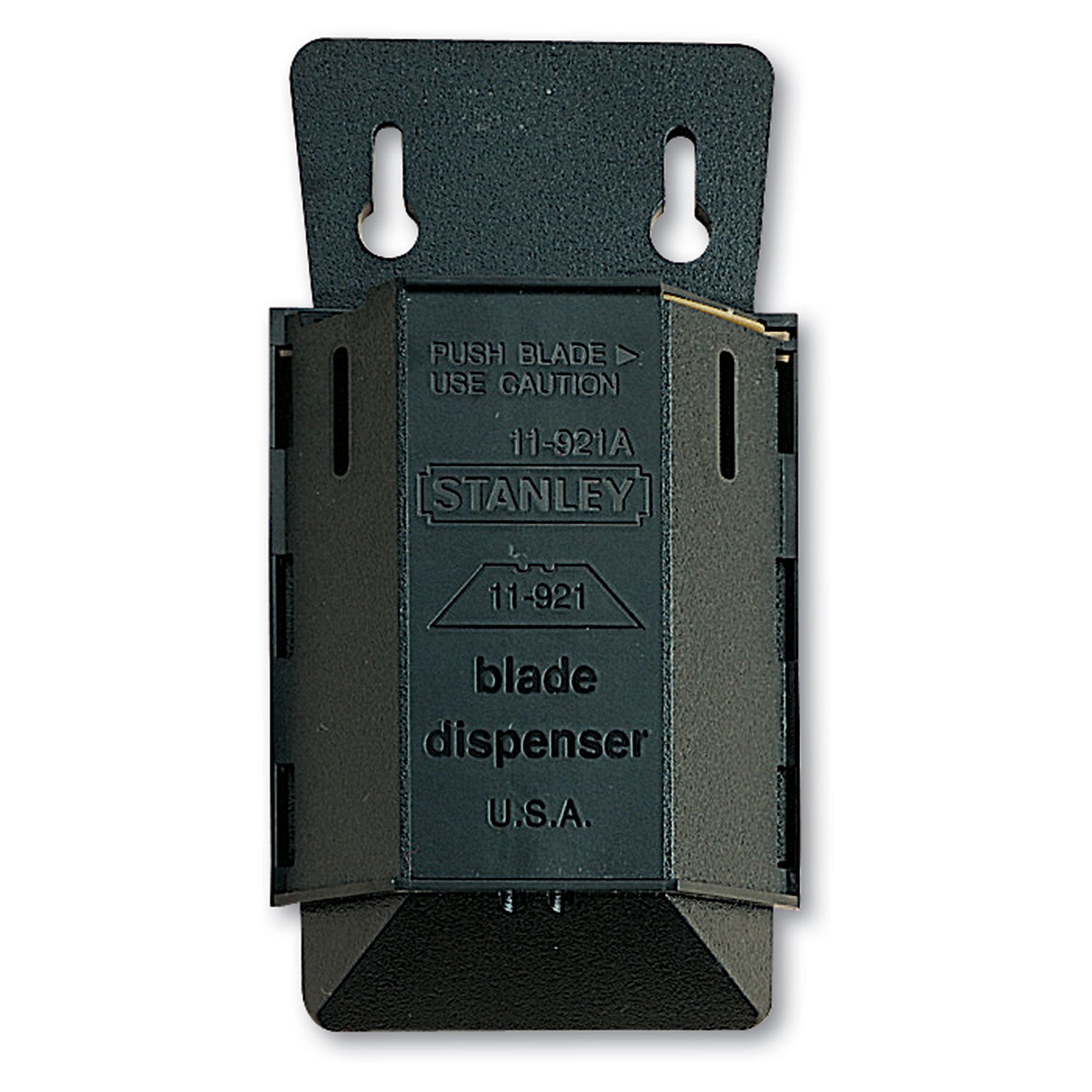 Wall Mount Utility Knife Blade Dispenser w/Blades, 100/Pack - 