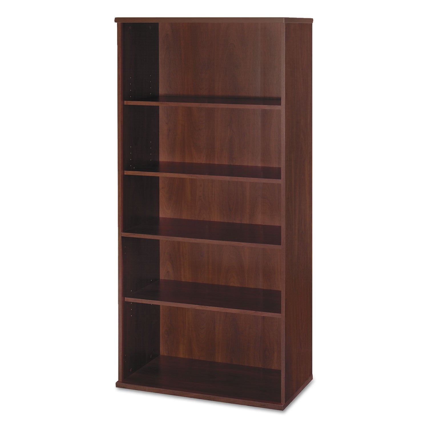 Series C Collection Bookcase, Five-Shelf, 35.63w x 15.38d x 72.78h, Hansen Cherry - 