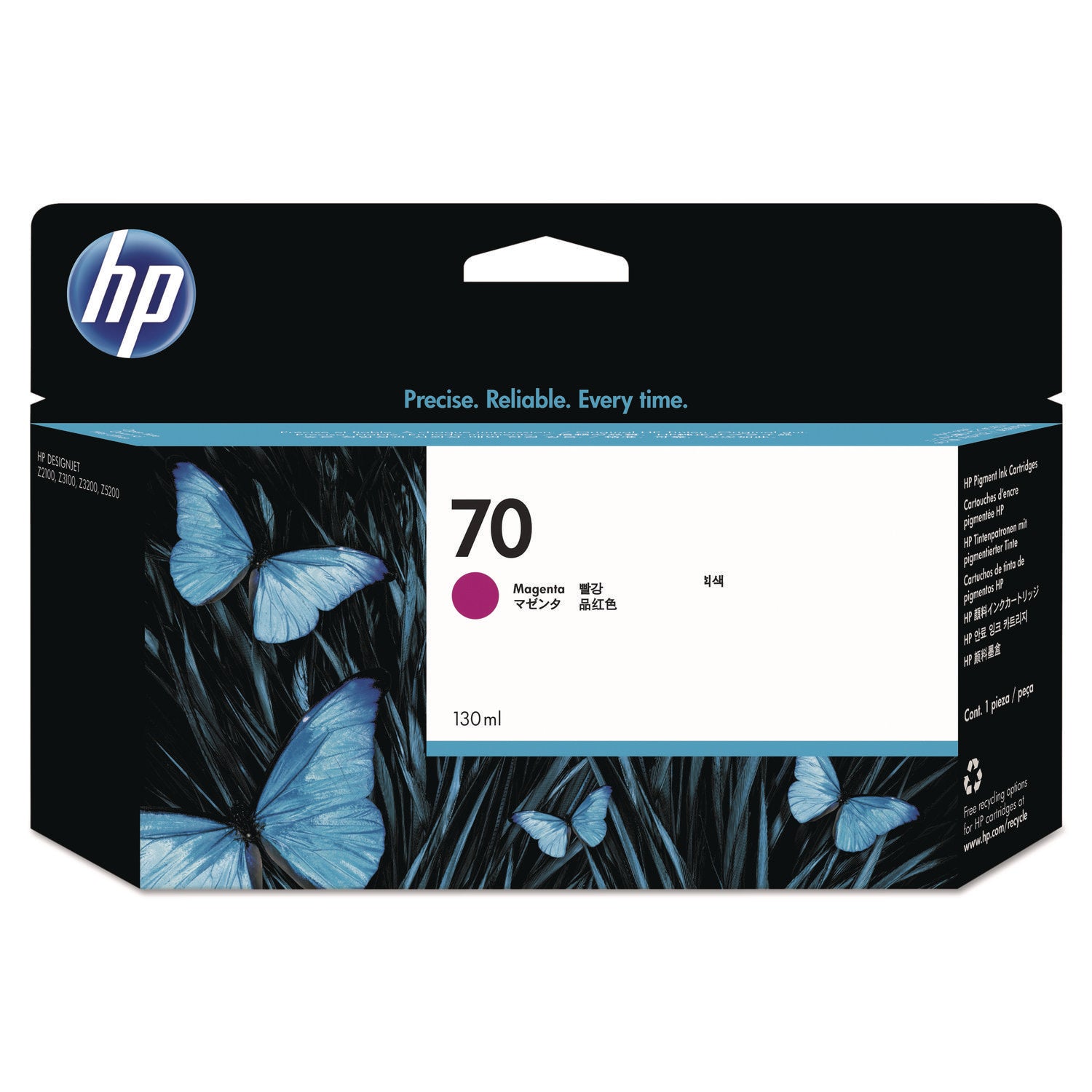 HP 70, (C9453A) Magenta Original Ink Cartridge