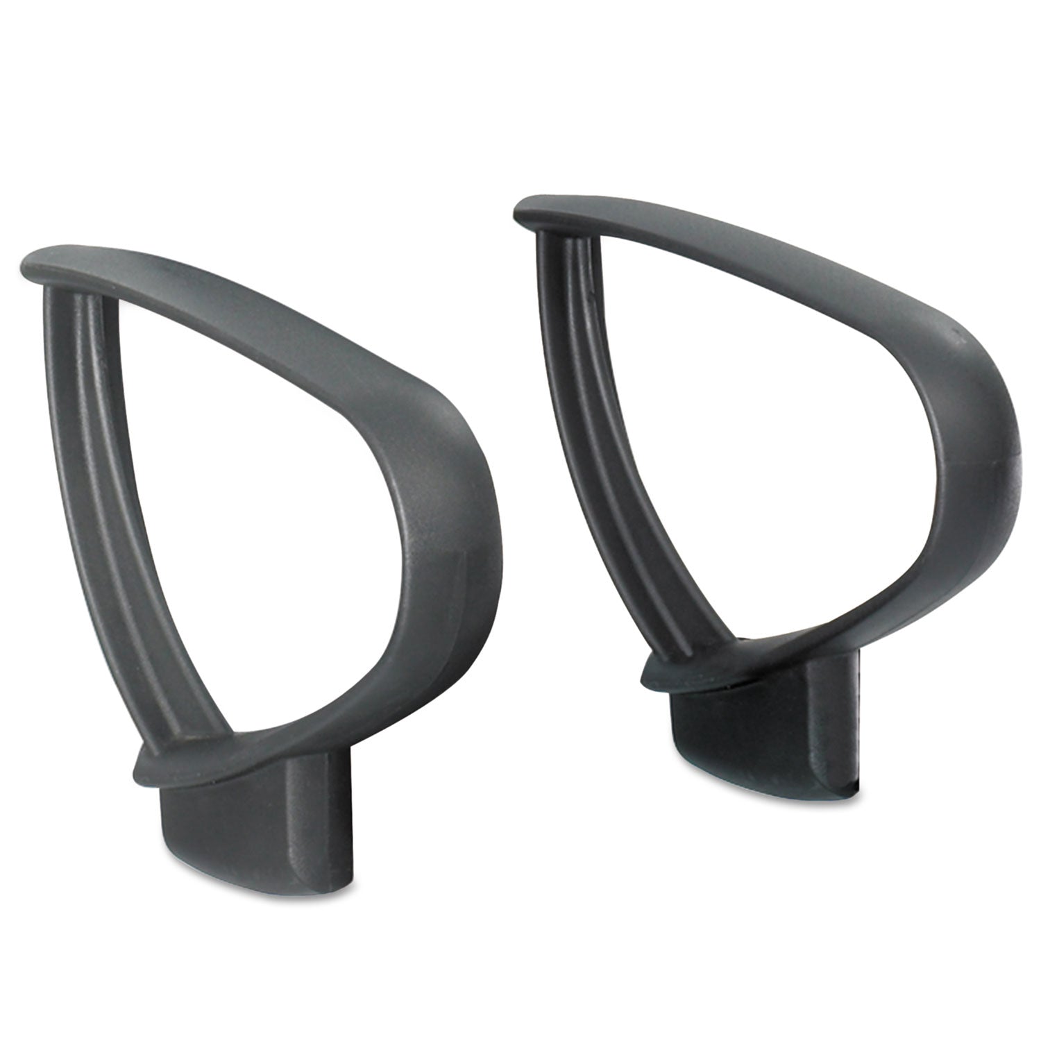 Optional Loop Arm Kit for Mesh Extended Height Chairs for Safco Vue Mesh Extended-Height Chairs, Black, 2/Set - 