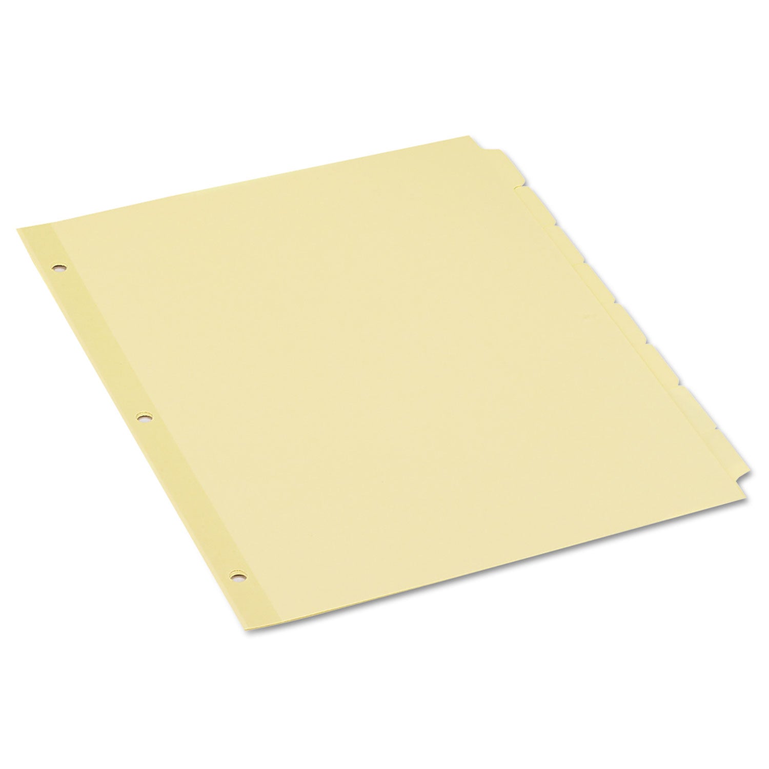 Self-Tab Index Dividers, 8-Tab, 11 x 8.5, Buff, 24 Sets - 