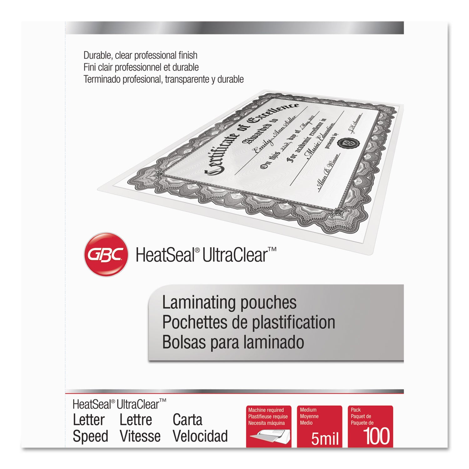 ultraclear-thermal-laminating-pouches-5-mil-9-x-115-gloss-clear-100-box_gbc3200587 - 1