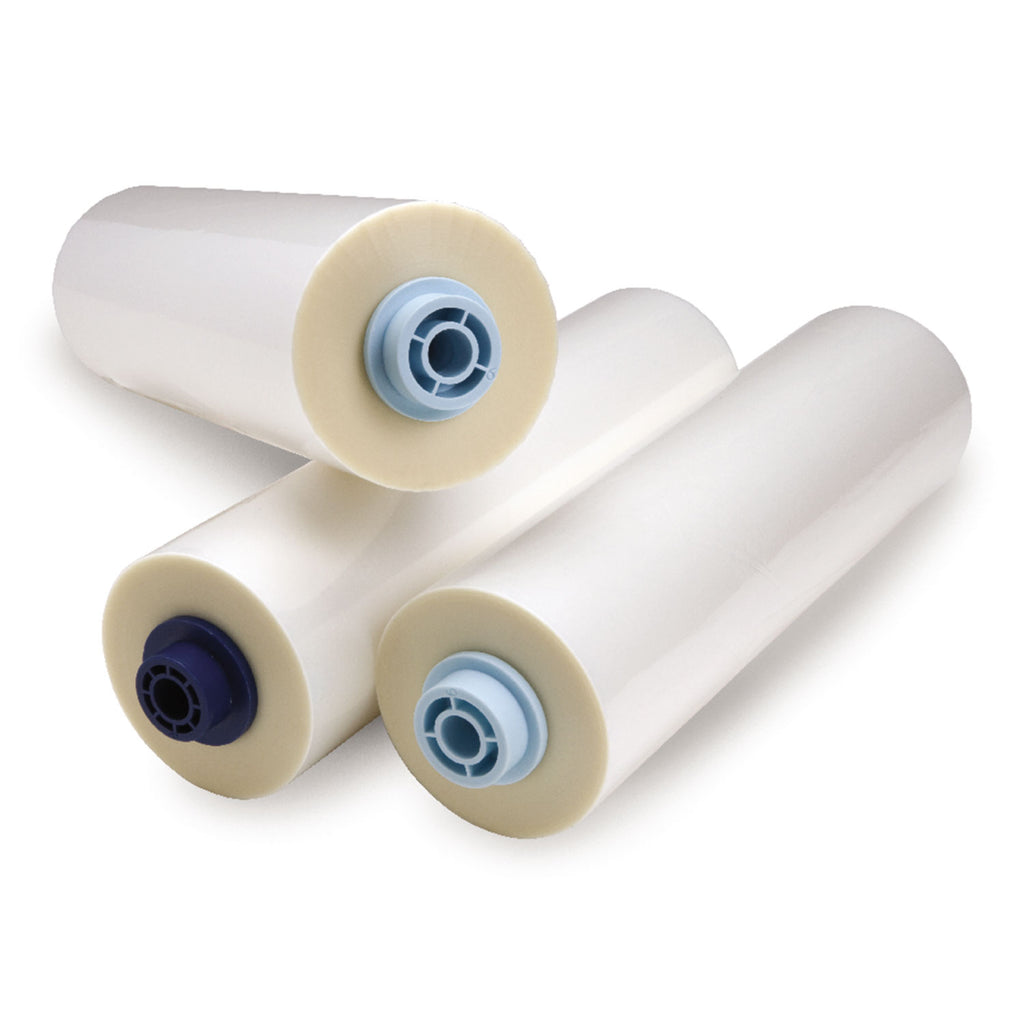 Pinnacle 27 EZLoad Roll Film, 1.7 mil, 25" x 500 ft, Gloss Clear, 2/Box - 