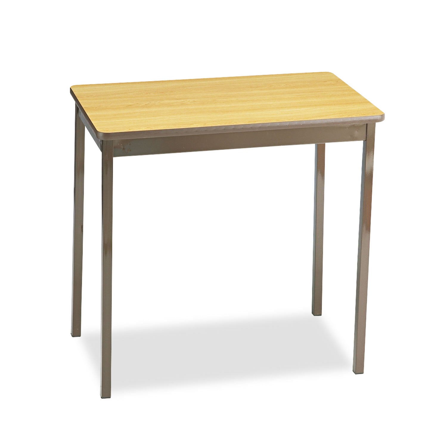 Utility Table, Rectangular, 30w x 18d x 30h, Oak/Brown - 