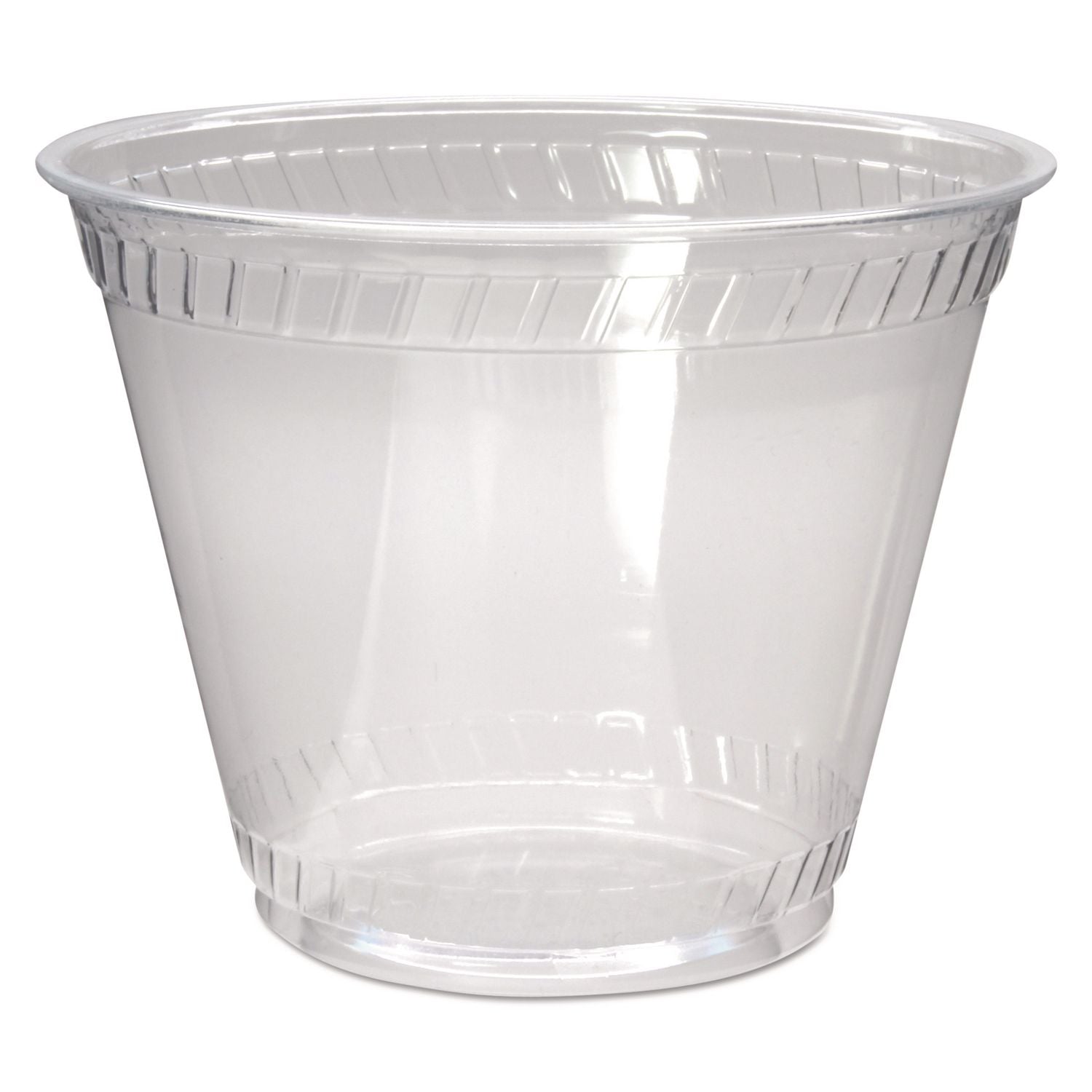 Greenware Cold Drink Cups, 9 oz, Clear, Old Fashioned, 50/Sleeve, 20 Sleeves/Carton