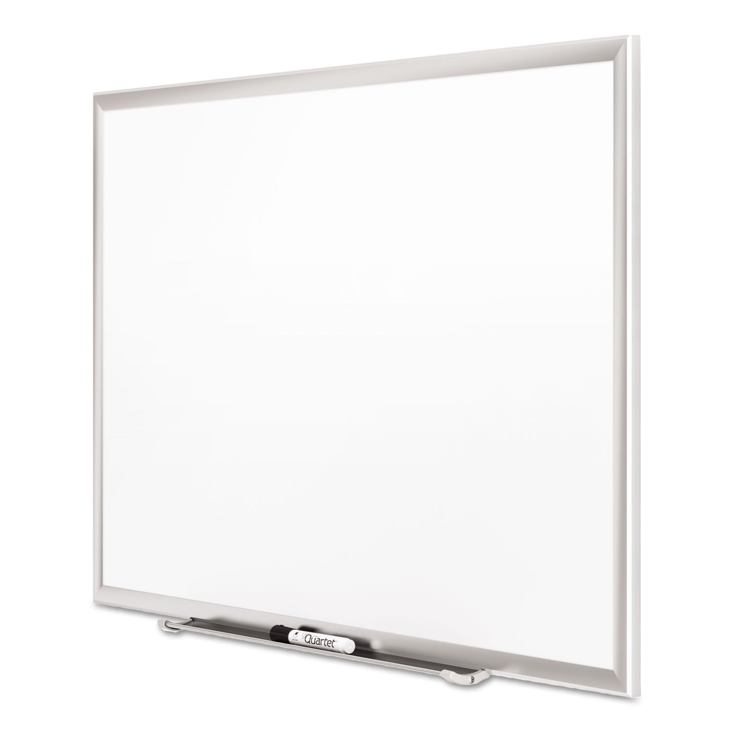 Classic Series Porcelain Magnetic Dry Erase Board, 36 x 24, White Surface, Silver Aluminum Frame - 