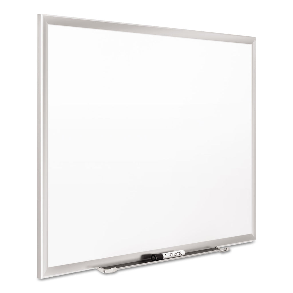 Classic Series Porcelain Magnetic Dry Erase Board, 72 x 48, White Surface, Silver Aluminum Frame - 
