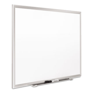 Classic Series Porcelain Magnetic Dry Erase Board, 72 x 48, White Surface, Silver Aluminum Frame - 