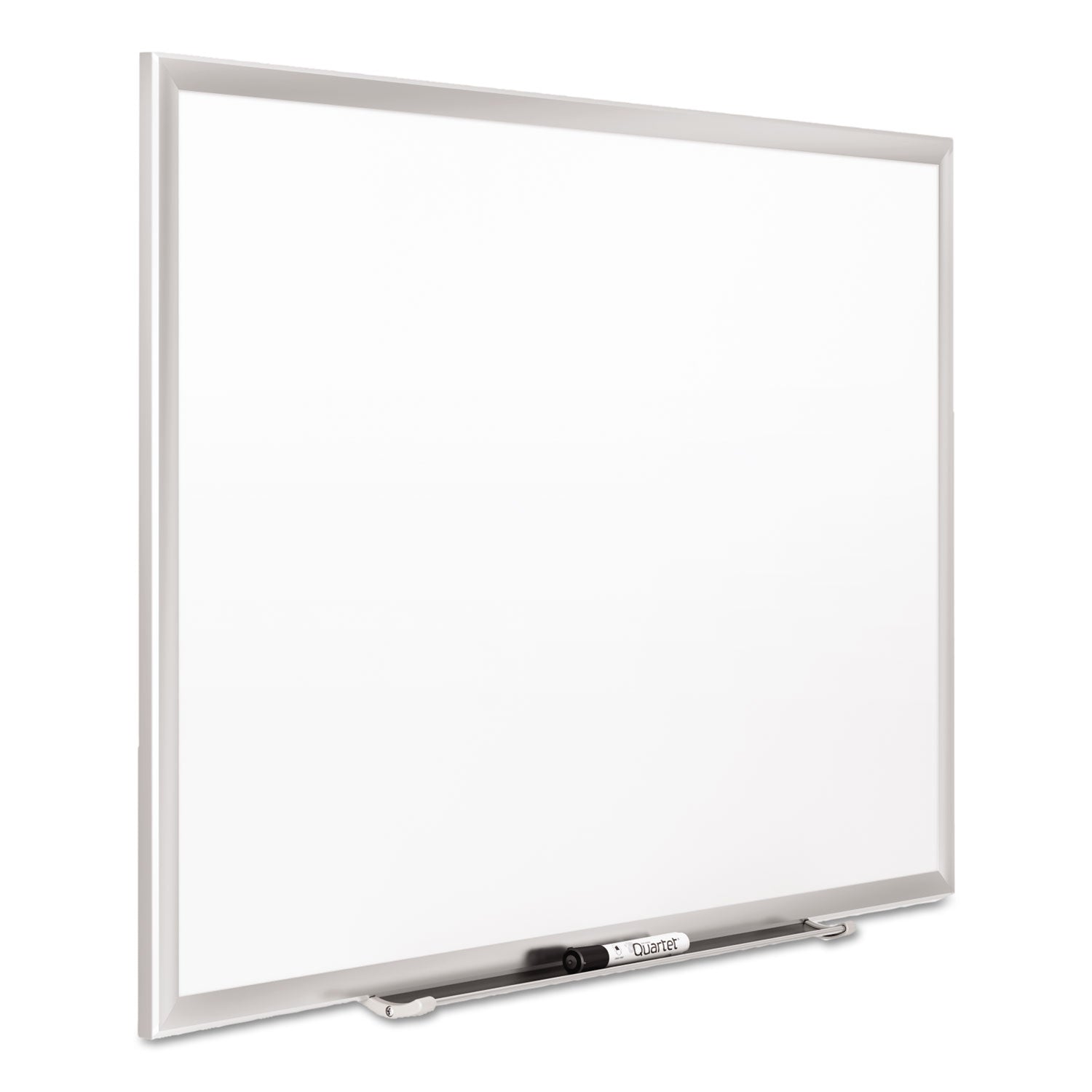 Classic Series Porcelain Magnetic Dry Erase Board, 72 x 48, White Surface, Silver Aluminum Frame - 