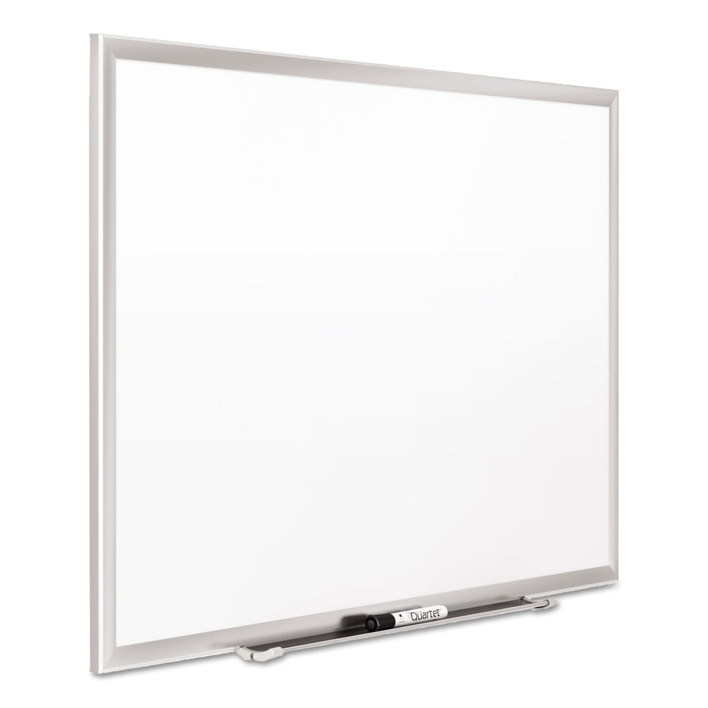 Classic Series Porcelain Magnetic Dry Erase Board, 60 x 36, White Surface, Silver Aluminum Frame - 