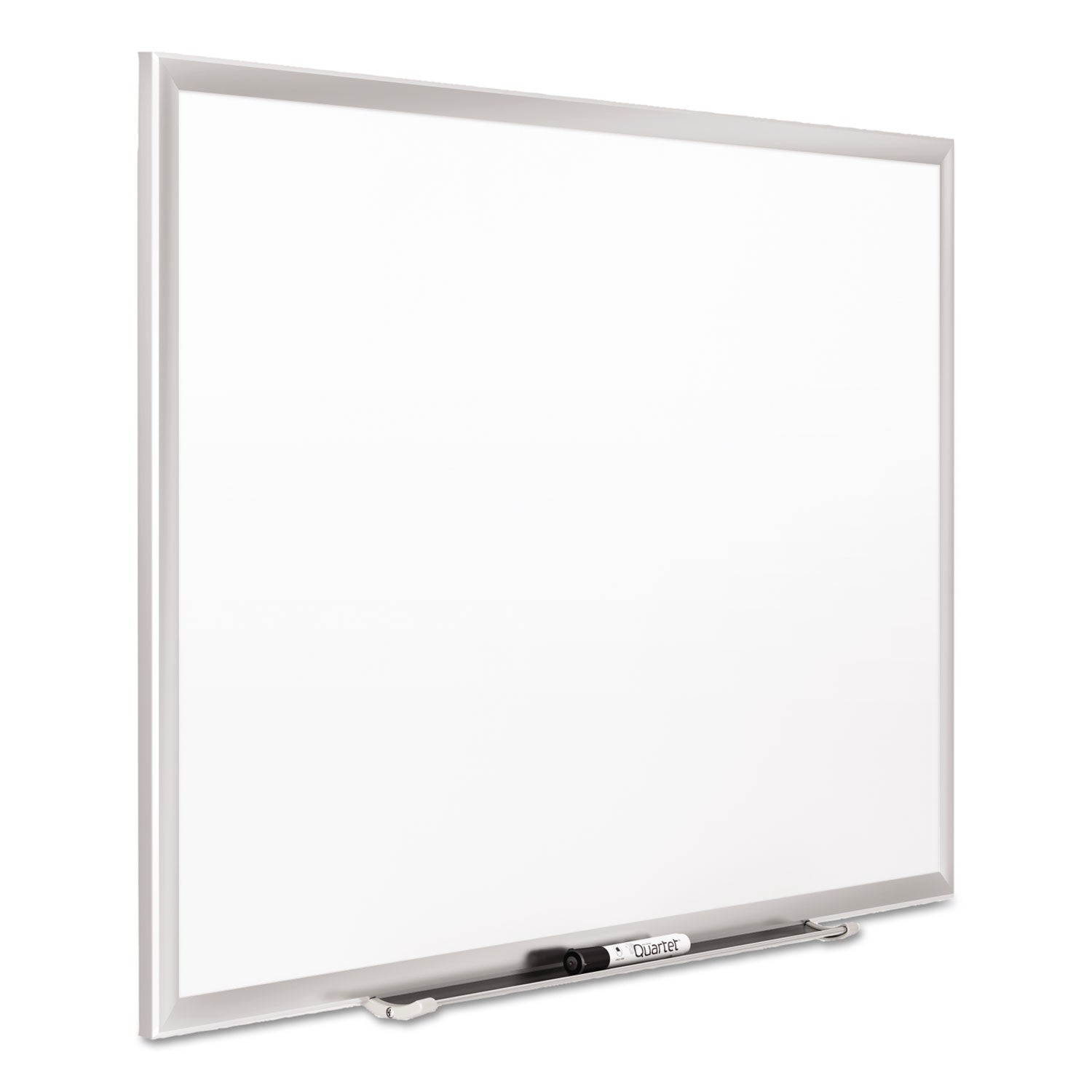 Classic Series Porcelain Magnetic Dry Erase Board, 60 x 36, White Surface, Silver Aluminum Frame - 