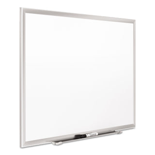 Classic Series Porcelain Magnetic Dry Erase Board, 60 x 36, White Surface, Silver Aluminum Frame - 
