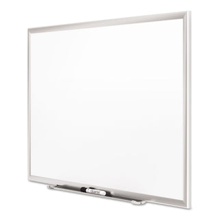 Classic Series Porcelain Magnetic Dry Erase Board, 60 x 36, White Surface, Silver Aluminum Frame - 