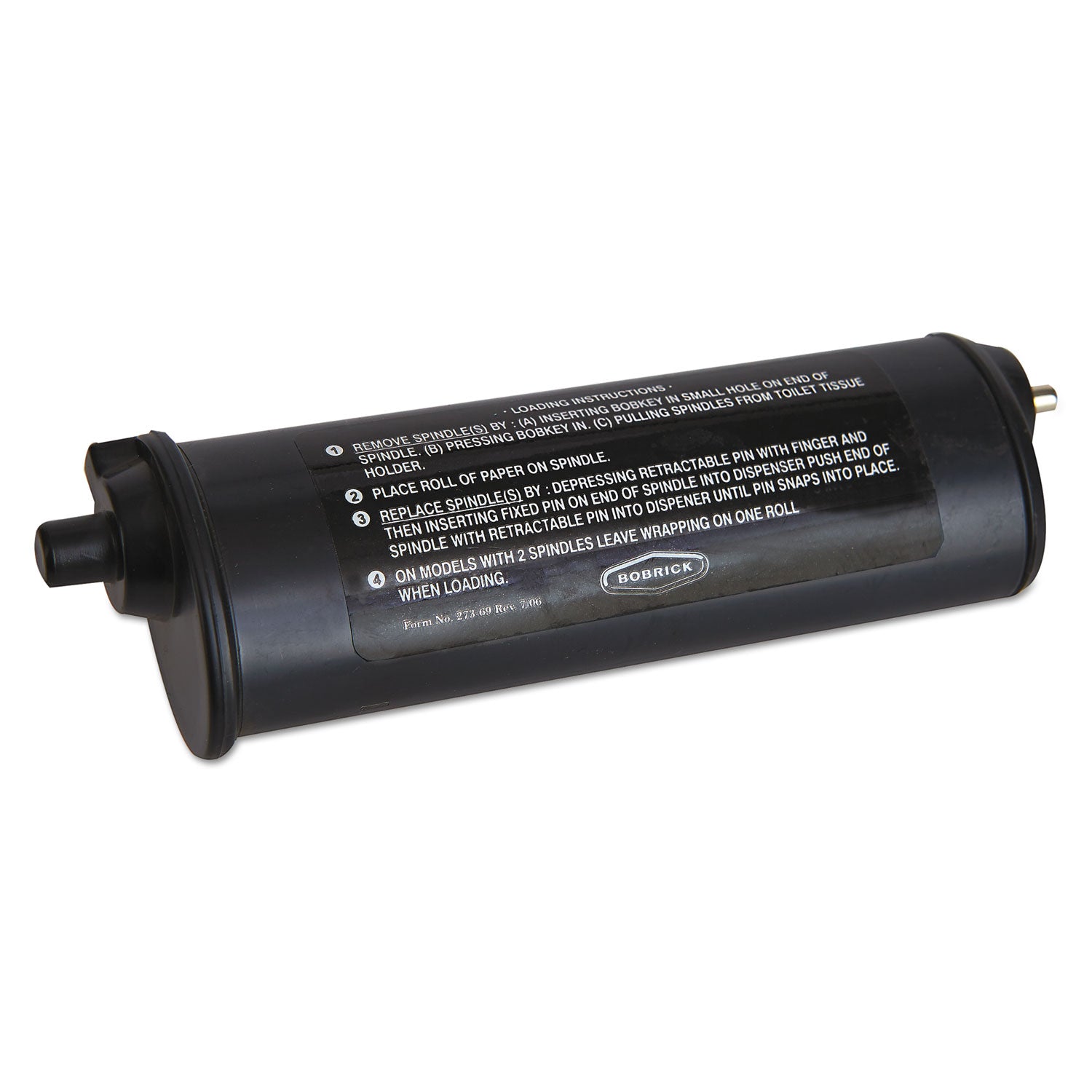 Theft Resistant Spindle for ClassicSeries Toilet Tissue Dispensers, Black