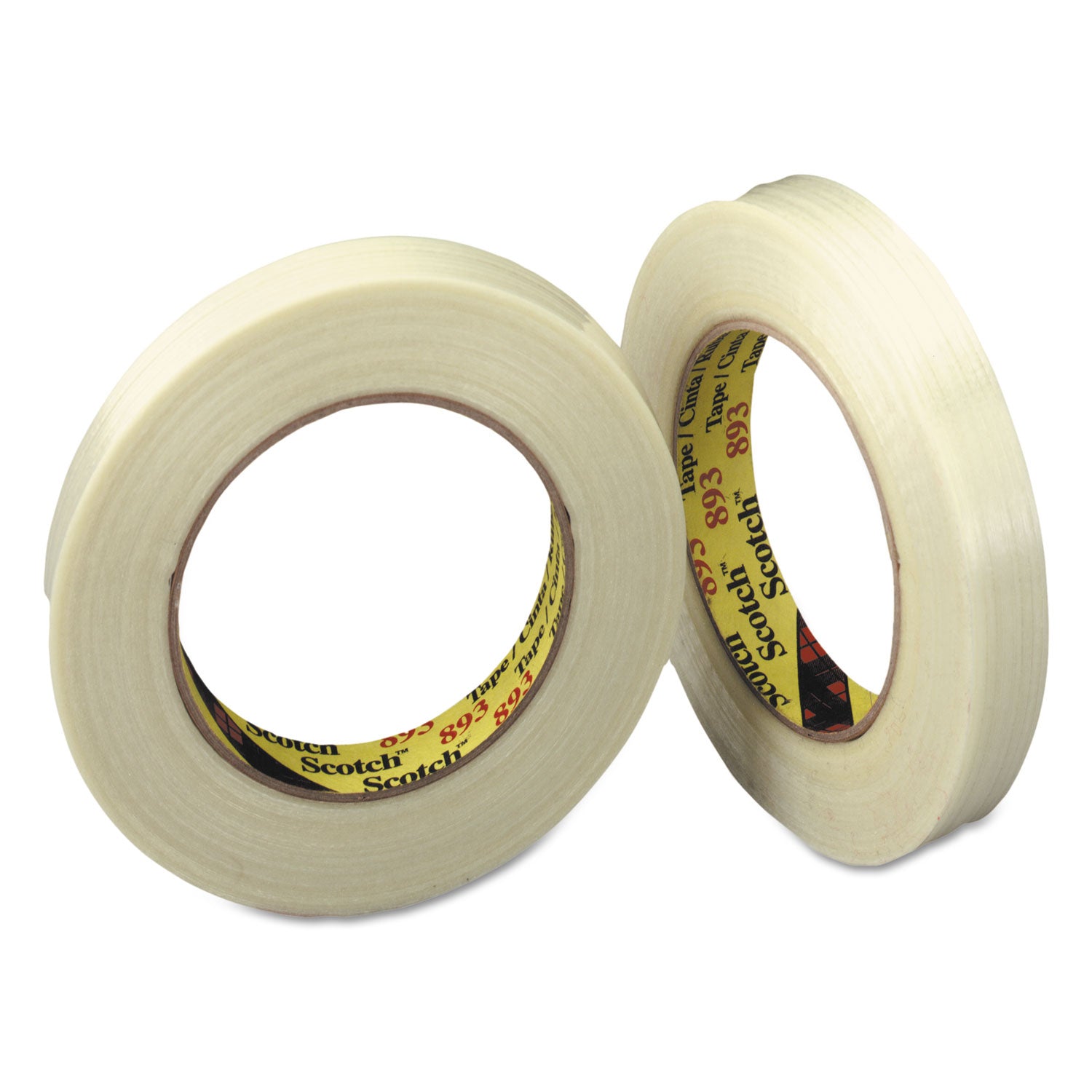 General-Purpose Glass Filament Tape, 3" Core, 24 mm x 55 m, Clear - 