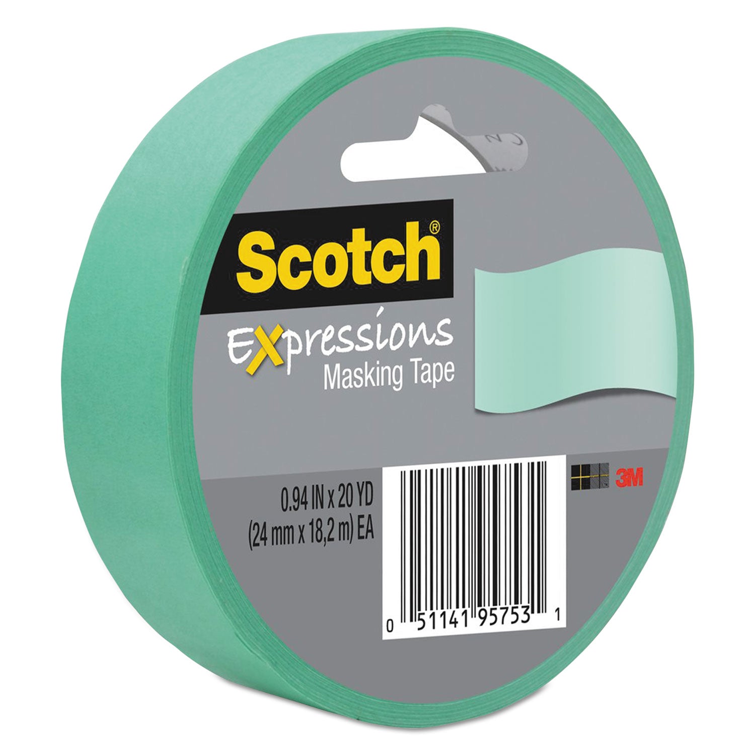 expressions-masking-tape-3-core-094-x-20-yds-mint-green_mmm3437mnt - 1