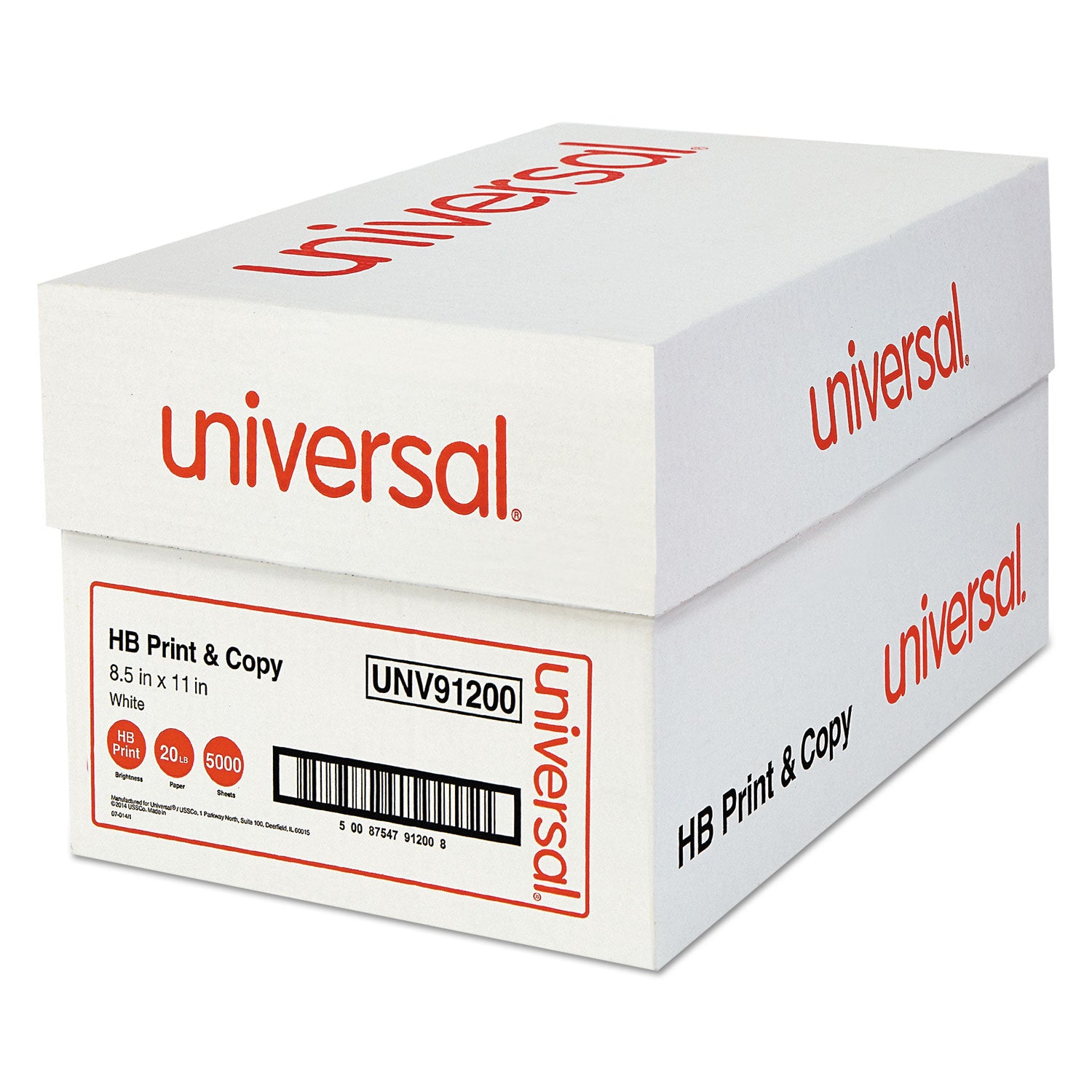 high-bright-multipurpose-paper-20-lb-bond-weight-85-x-11-white-500-sheets-ream-10-reams-carton_unv91200 - 3