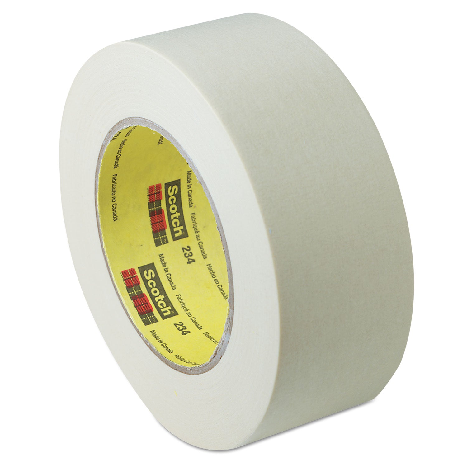 General Purpose Masking Tape 234, 3" Core, 36 mm x 55 m, Tan - 