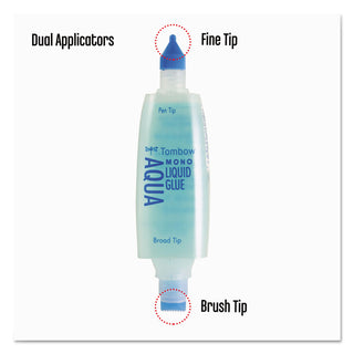 MONO Aqua Liquid Glue, 1.69 oz, Dries Clear - 