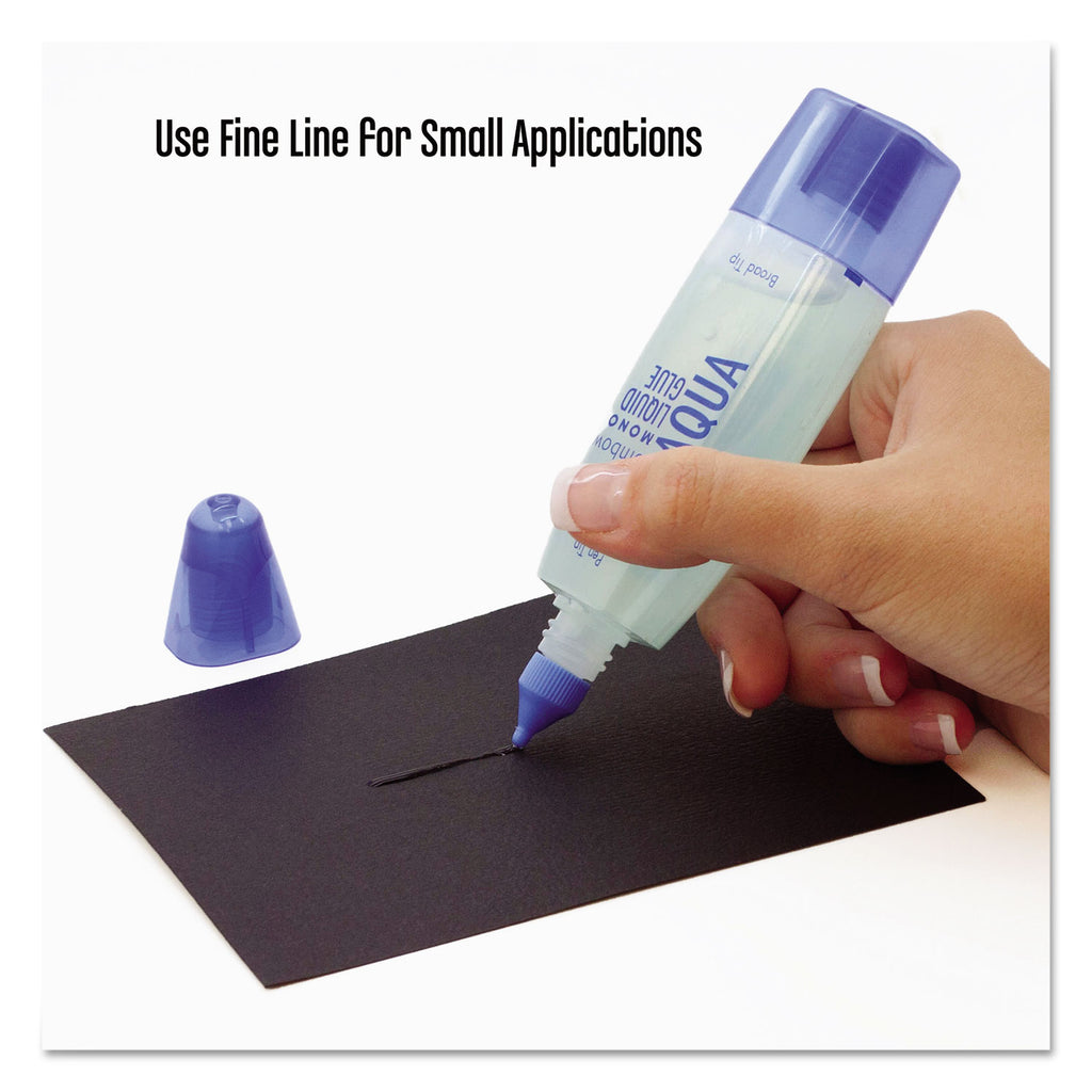 MONO Aqua Liquid Glue, 1.69 oz, Dries Clear - 
