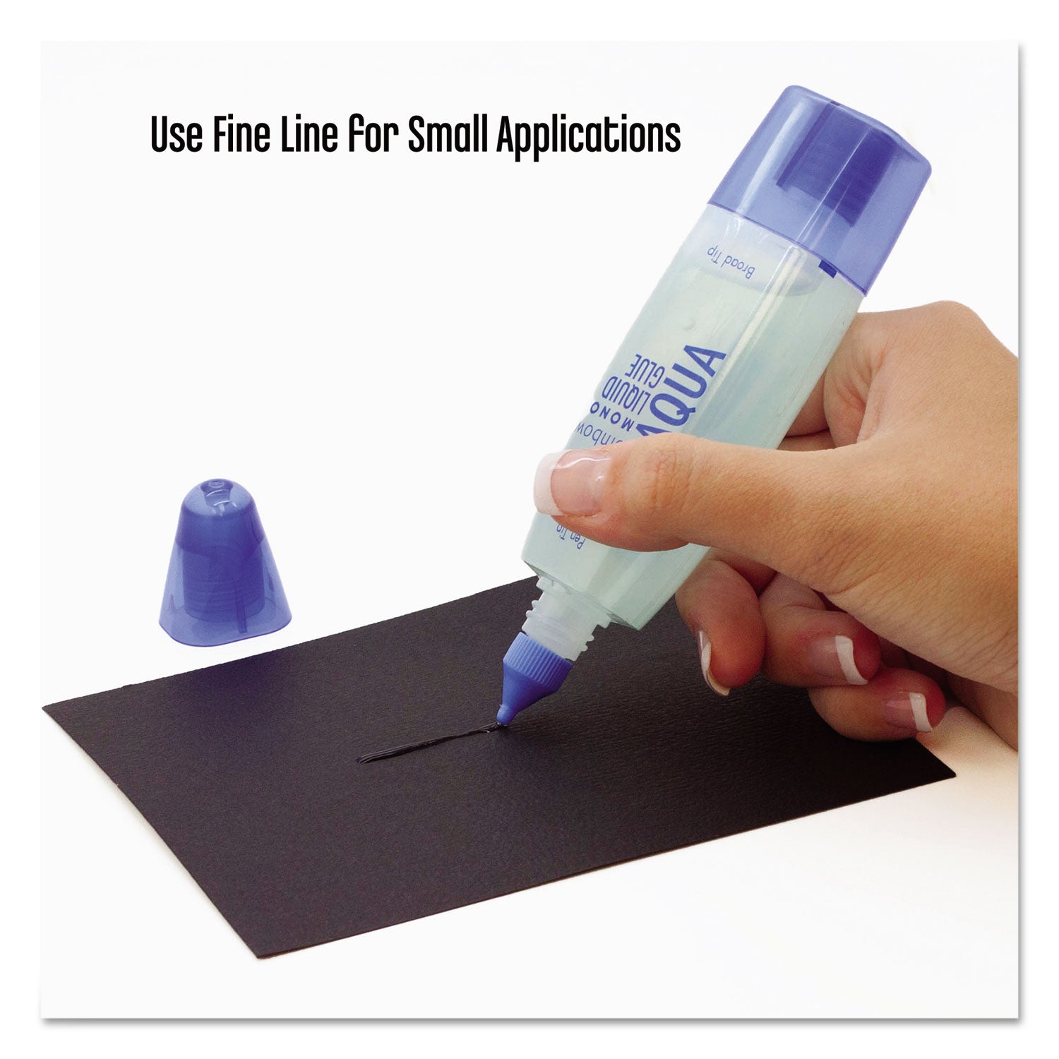 MONO Aqua Liquid Glue, 1.69 oz, Dries Clear - 