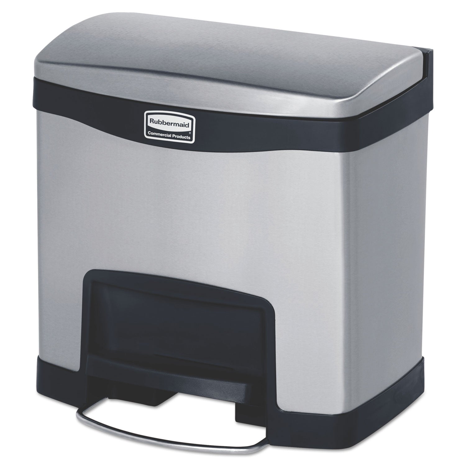 slim-jim-stainless-steel-step-on-container-front-step-style-4-gal-stainless-steel-black_rcp1901982 - 1