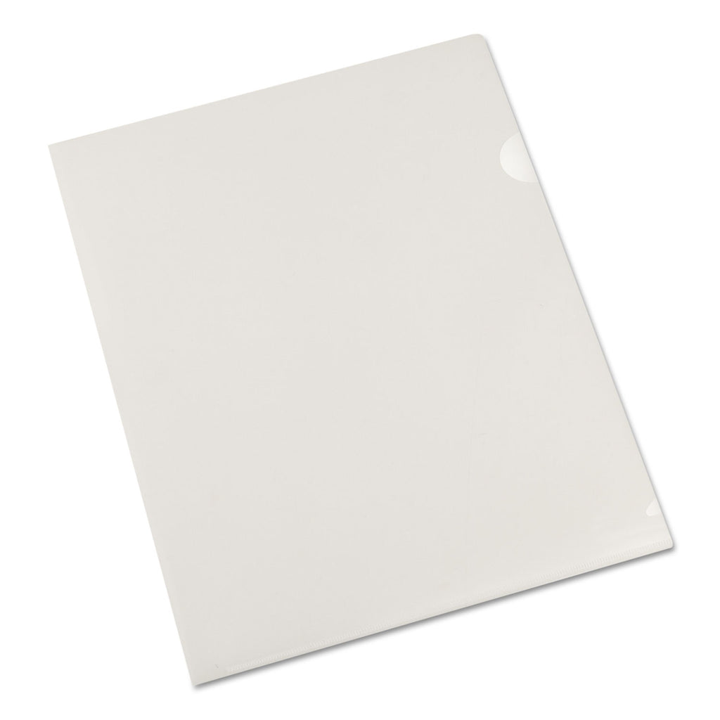 Project Folders, Letter Size, Clear, 25/Pack - 