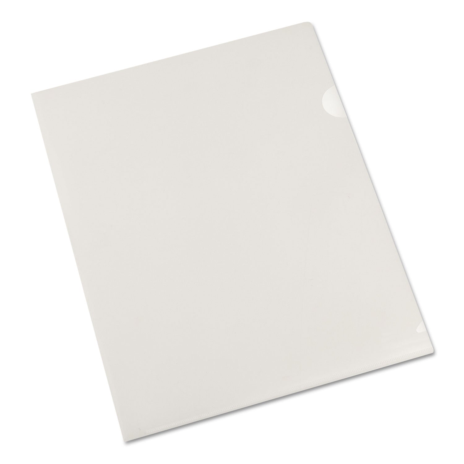 Project Folders, Letter Size, Clear, 25/Pack - 