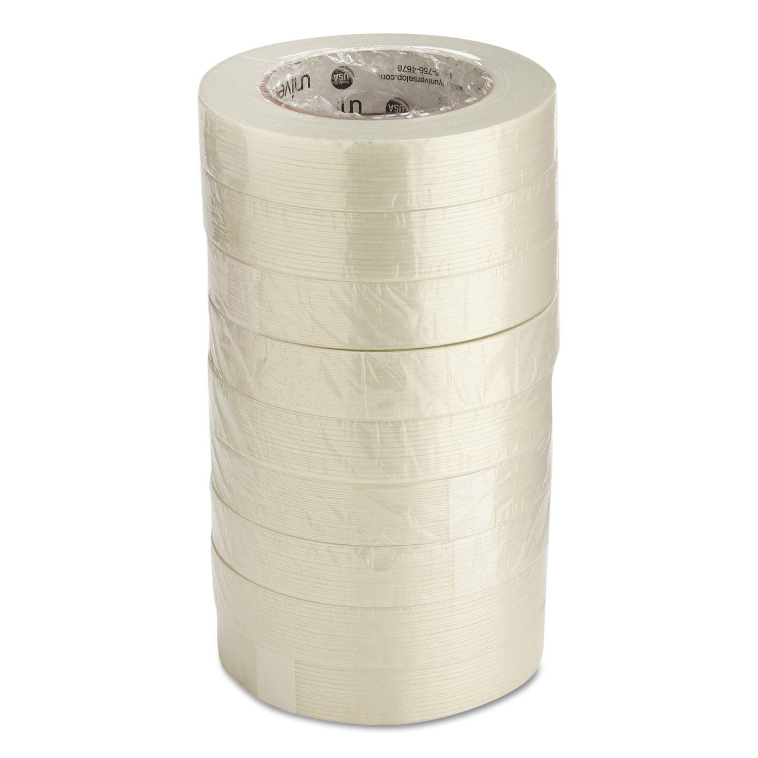 190# Medium Grade Filament Tape, 3" Core, 24 mm x 54.8 m, Clear - 