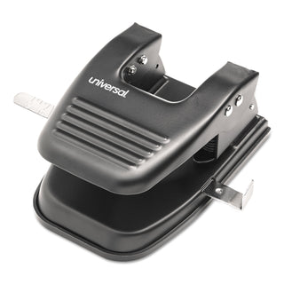 30-Sheet Two-Hole Punch, 9/32" Holes, Black - 