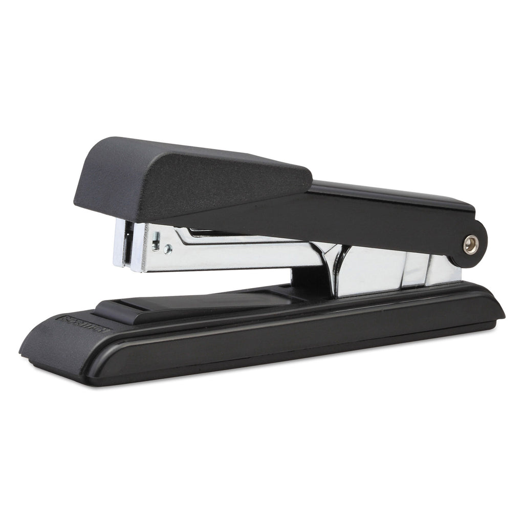 B8 PowerCrown Flat Clinch Premium Stapler, 40-Sheet Capacity, Black - 