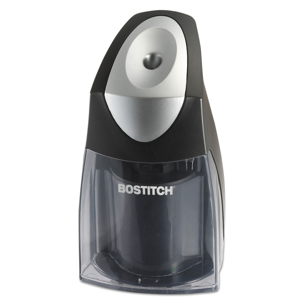 QuietSharp Executive Vertical Electric Pencil Sharpener, AC-Powered, 5.88 x 3.69 x 6.4, Black - 