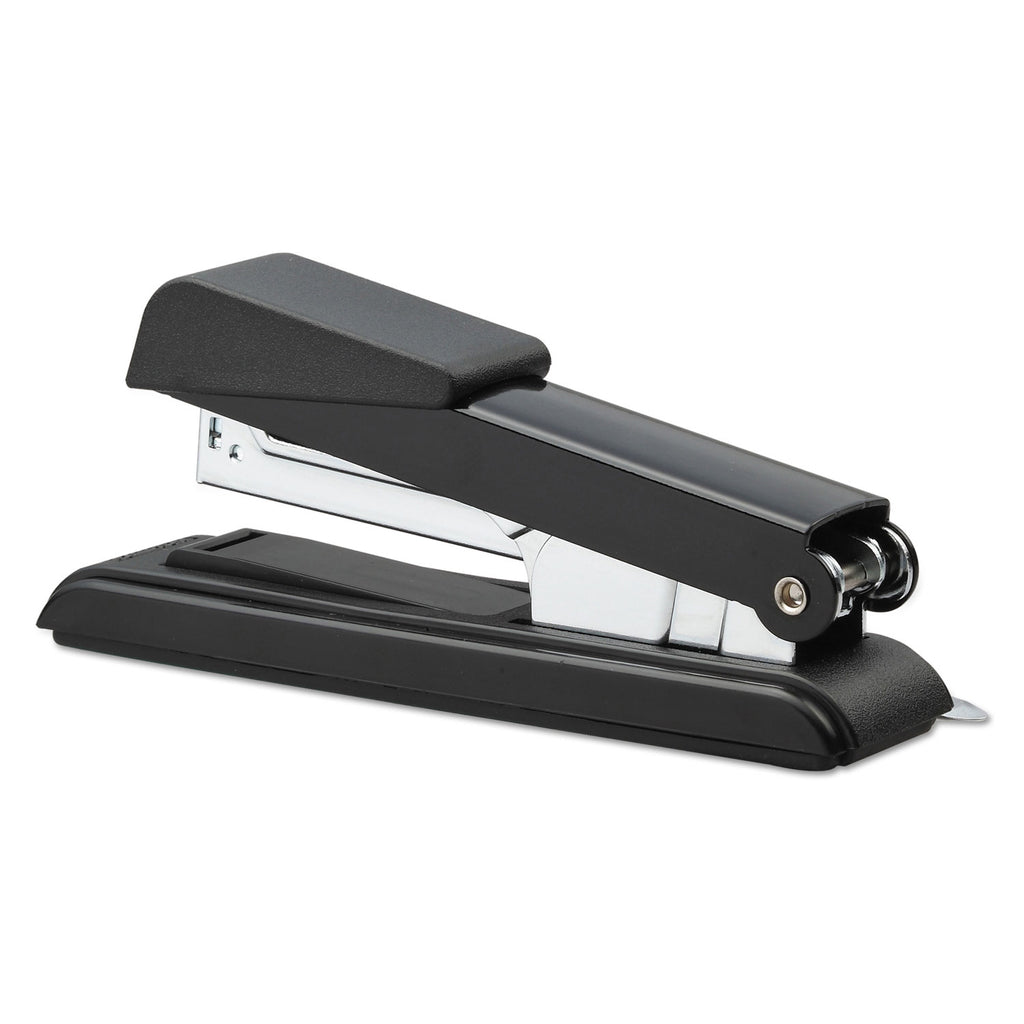 B8 PowerCrown Flat Clinch Premium Stapler, 40-Sheet Capacity, Black - 