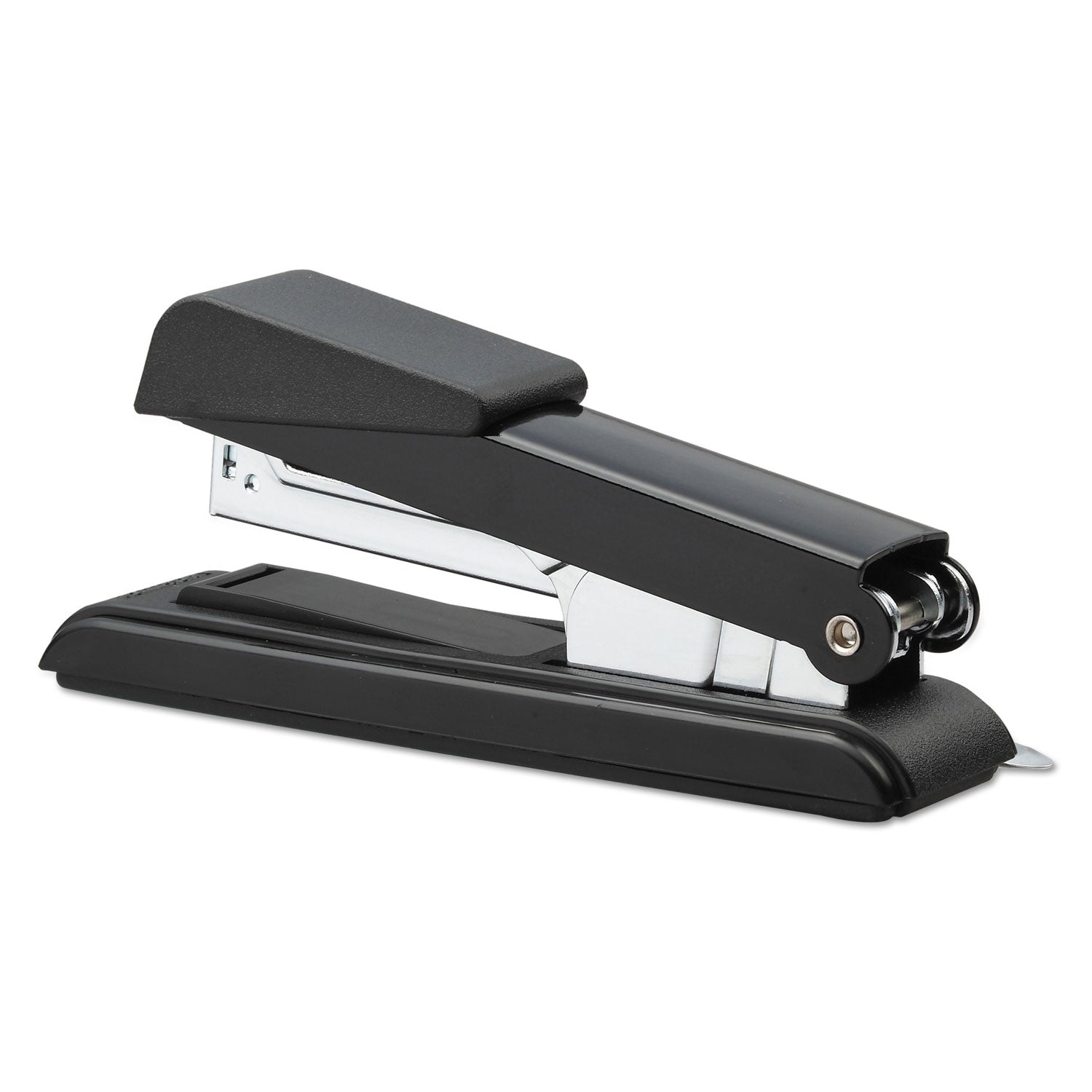B8 PowerCrown Flat Clinch Premium Stapler, 40-Sheet Capacity, Black - 