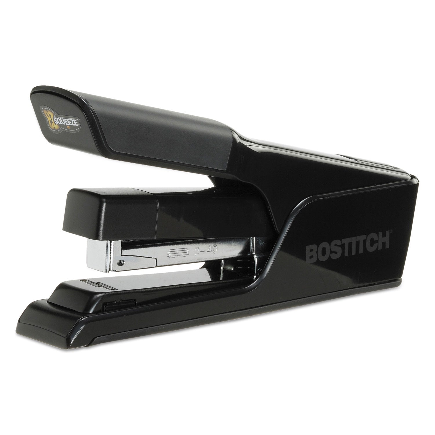 EZ Squeeze 40 Stapler, 40-Sheet Capacity, Black - 