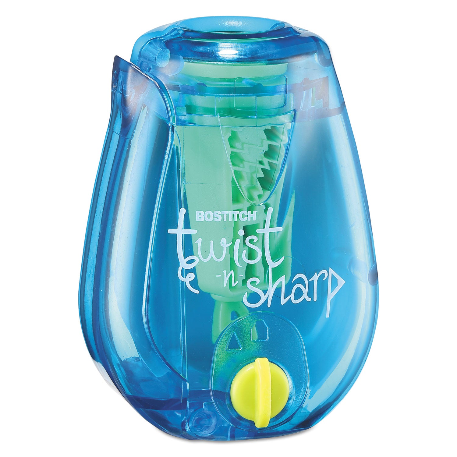 Twist-n-Sharp Pencil Sharpener, One-Hole, 3.5 x 1.25 x 5.5, Randomly Assorted Colors